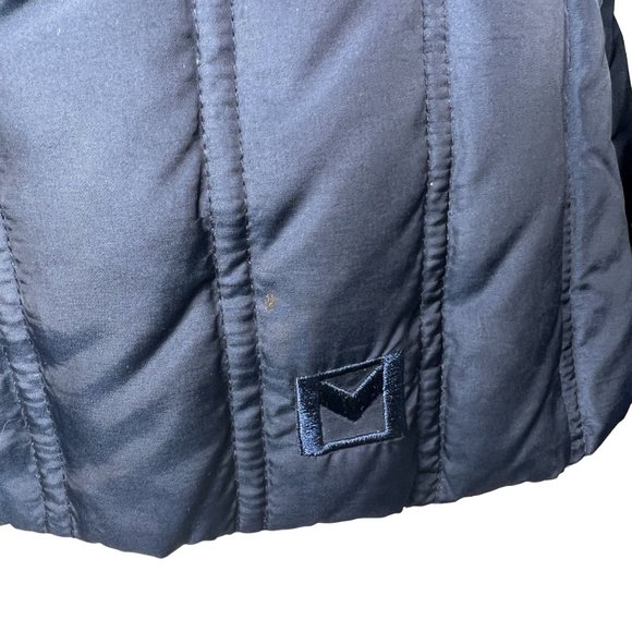 MICHAEL Michael Kors Multi Pocket Reversible Puffer Jacket Blue Grey Size S - Picture 6 of 17